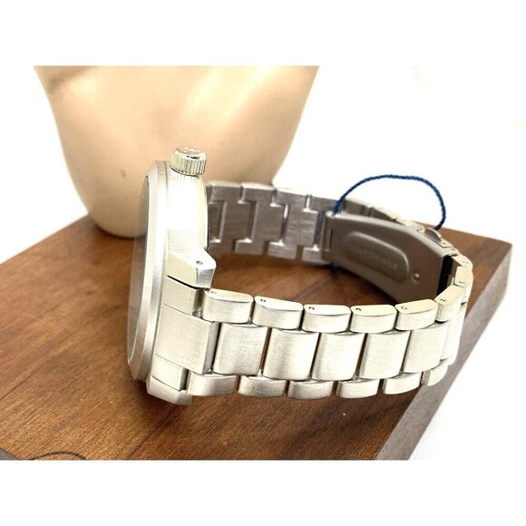 Joshua & Sons Men's Watch JS82SSB Quartz Black Dial Silver Stainless Ste… - Picture 10 of 15